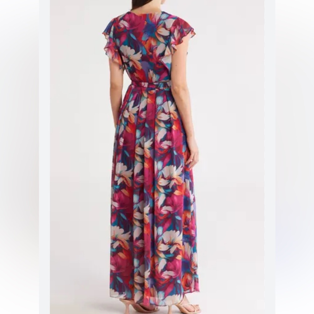 NWOT Donna Ricco Maxi Dress Sz 10 - Picture 2 of 10